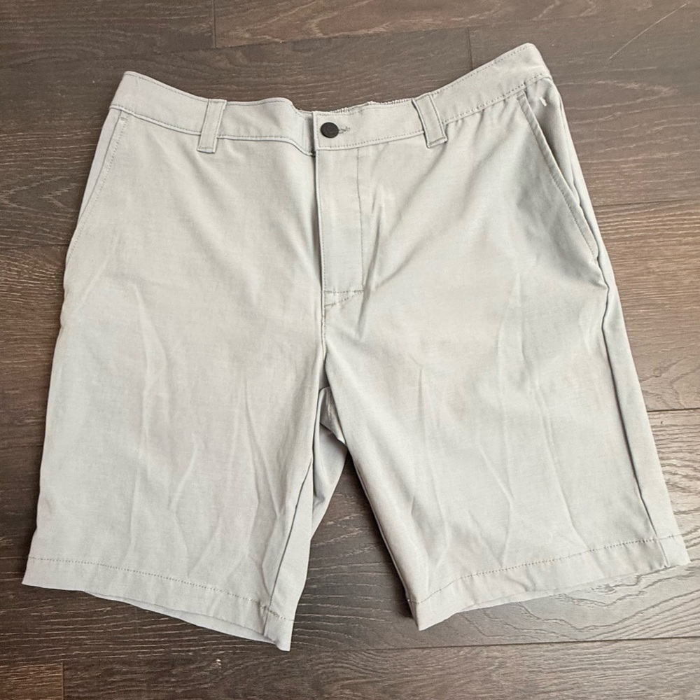 Banana Republic Gray Flat Front Shorts